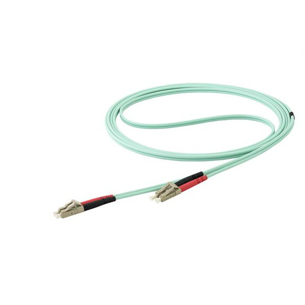 StarTech.com 450FBLCLC10 fibre optic cable 10 m LC OM4 Aqua colour 450FBLCLC10 065030881838