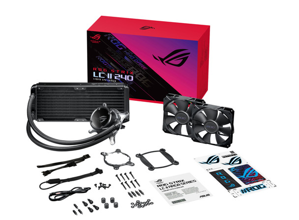 Asus Rog Strix Lc Ii 240 Processor 12 Cm Black Rog Strix Lc Ii 240 195553145886