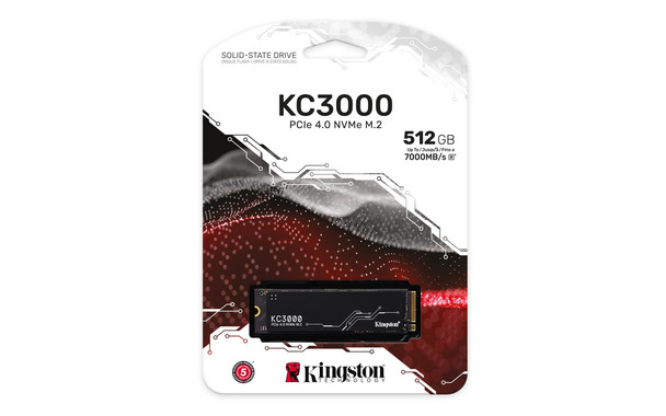 Kingston Technology KINGSTON 512GKC3000PCIE4.0NVMEM.2SSD SKC3000S/512G 740617324402