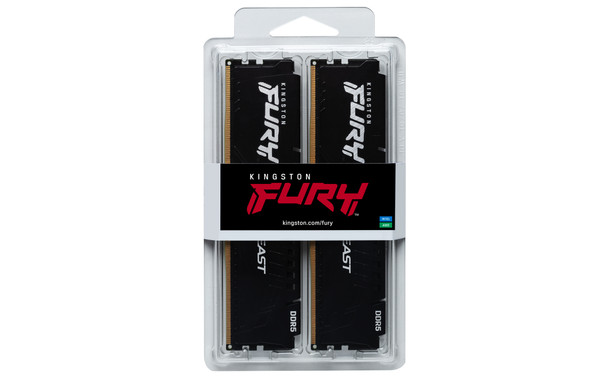 Kingston ME KF548C38BBK2-32 32GB 4800MHz DDR5 CL38 DIMM K2 FURY Beast Black