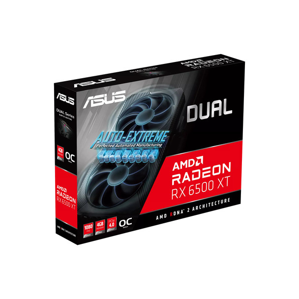 ASUS Dual Radeon RX 6500 XT OC Edition AMD 4 GB GDDR6 DUAL-RX6500XT-O4G 195553638937 04
