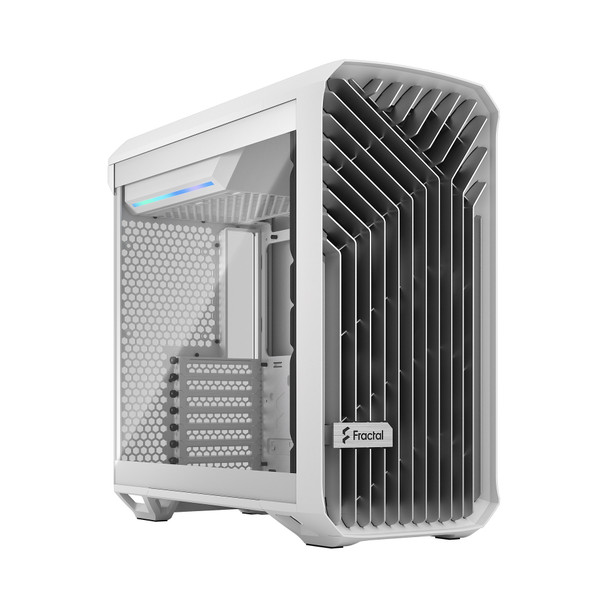 Fractal Design Case FD-C-TOR1C-03 Torrent Compact White Tempered glass Clear High Airflow ATX Retail
