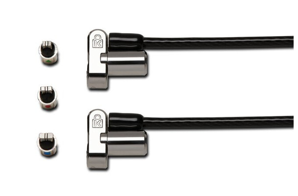 Kensington Universal 3-in-1 Keyed Cable Lock with Twin Lockheads K63380WW 085896633808