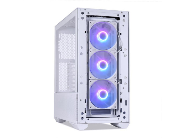 Lian-Li CS LANCOOL II MESH C RGB SNOW FullTower 4mm TG 3x120mm ARGB FN White