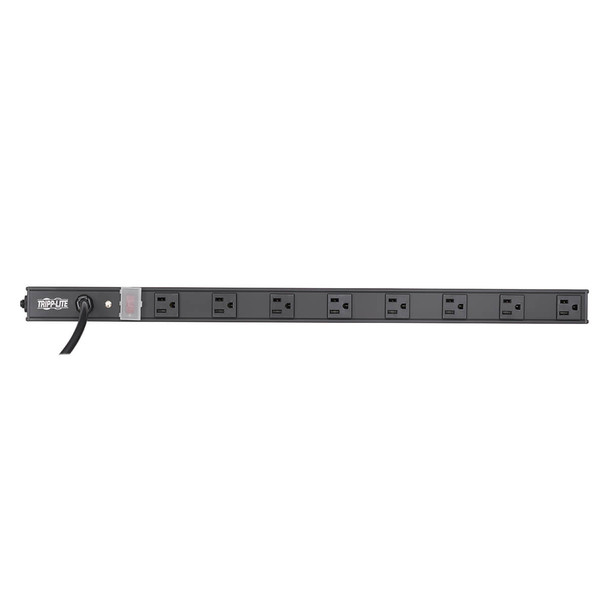 Tripp Lite PS2408B surge protector Black 8 AC outlet(s) 120 V 4.57 m PS2408B 037332199829