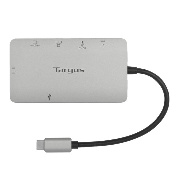 Targus DOCK419USZ notebook dock/port replicator Wired USB 3.2 Gen 1 (3.1 Gen 1) Type-C Grey DOCK419USZ 092636343835