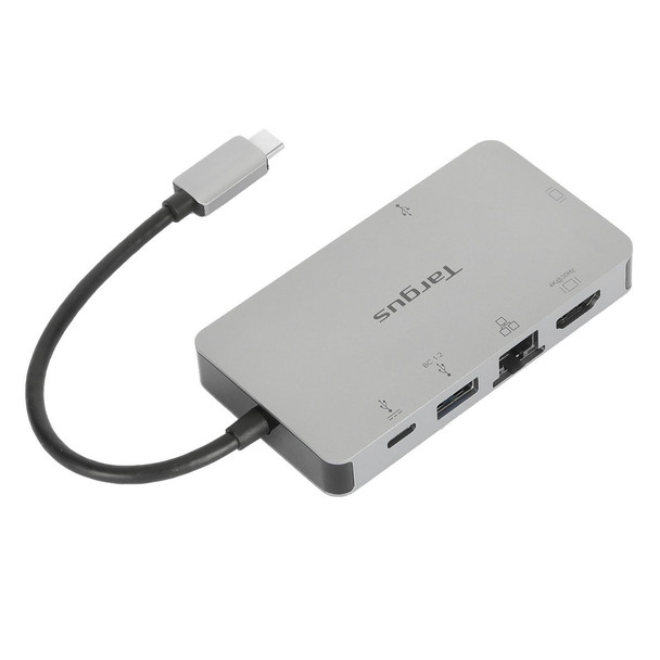 Targus DOCK419USZ notebook dock/port replicator Wired USB 3.2 Gen 1 (3.1 Gen 1) Type-C Grey DOCK419USZ 092636343835