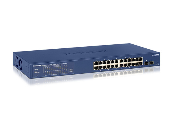 Netgear 24-Port PoE Gigabit Ethernet Smart Switch (GS724TP) GS724TP-200NAS 606449119268
