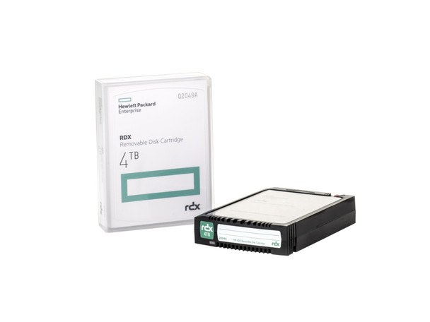 HP RDX 4TB Removable Disk Cartridge Blank data tape 4000 GB Q2048A 190017217383