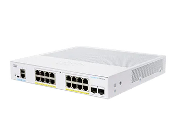 Cisco CBS350 Managed L3 Gigabit Ethernet (10/100/1000) 1U Black, Grey CBS350-16T-2G-NA 889728293617