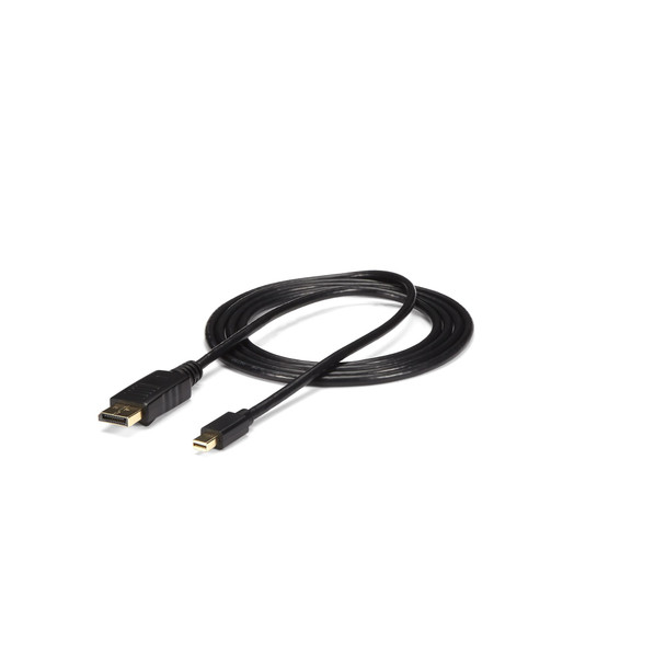 StarTech.com 3ft (1m) Mini DisplayPort to DisplayPort 1.2 Cable - 4K x 2K UHD Mini DisplayPort to DisplayPort Adapter Cable - Mini DP to DP Cable for Monitor - mDP to DP Converter Cord MDP2DPMM3 065030840491
