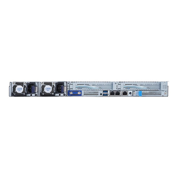 Gigabyte Server R182-NA1 1U 10Bay Xeon C621A LGA4189 Socket P+ 10x2.5 SATA/SAS/Gen4 NVMe hot-swappable 1300W Brown Box