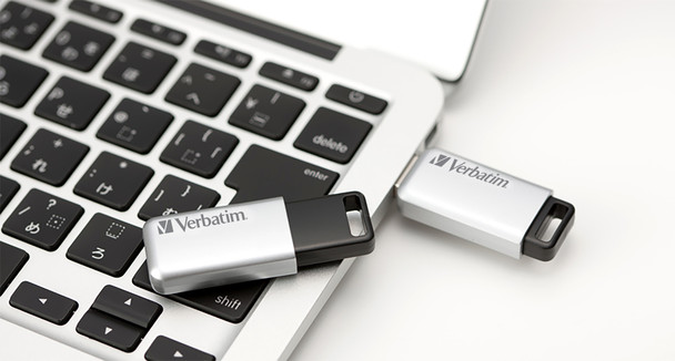 Verbatim Secure Pro - USB 3.0 Drive 16 GB - Silver 39383