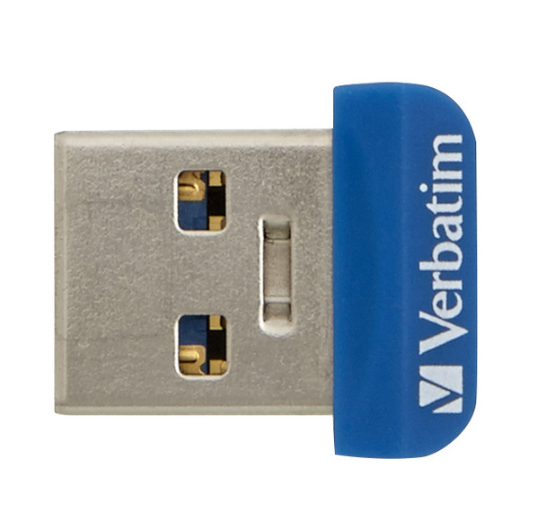 Verbatim Store 'n' Stay NANO - USB 3.0 Drive 64 GB - Blue 39384