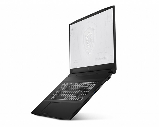 MSI Workstation 11UI-400 i7-11800H Notebook 43.9 cm (17.3") Full HD Intel Core i7 16 GB DDR4-SDRAM 512 GB SSD NVIDIA T1200 Wi-Fi 6 (802.11ax) Windows 10 Pro Black WF76400 824142261873