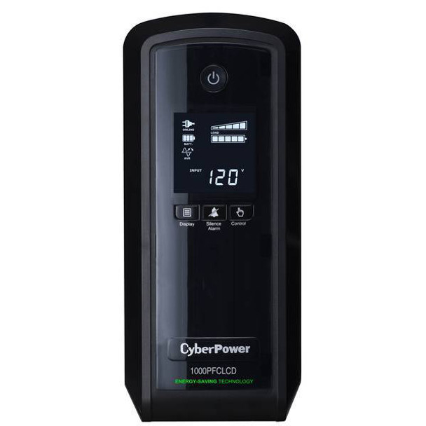 Cyberpower 1000VA/600W UPS CP1000PFCLCD 649532609628