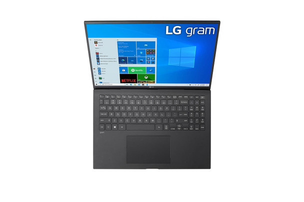 LG Gram Ultra-Lightweight Notebook 40.6 cm (16") WQXGA Intel Core i5 16 GB LPDDR4x-SDRAM 256 GB SSD Wi-Fi 6 (802.11ax) Windows 10 Pro Black 16Z90P-N.AP52A8 195174020746