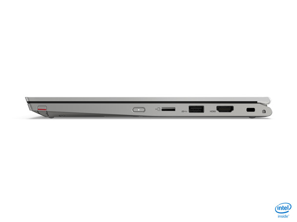 Lenovo ThinkPad L13 Yoga Hybrid (2-in-1) 33.8 cm (13.3") Touchscreen Full HD Intel Core i5 8 GB DDR4-SDRAM 256 GB SSD Wi-Fi 6 (802.11ax) Windows 10 Pro Silver 20R5002KUS 195042690019