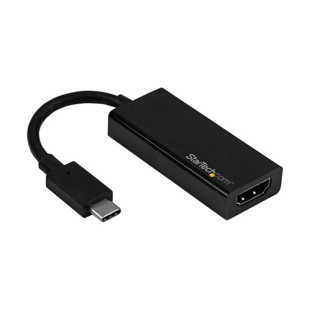 StarTech.com USB C to HDMI Adapter - 4K 60Hz - Thunderbolt 3 Compatible - USB-C Adapter - USB Type C to HDMI Dongle Converter - Limited stock, see similar item CDP2HD4K60W CDP2HD4K60 065030865135