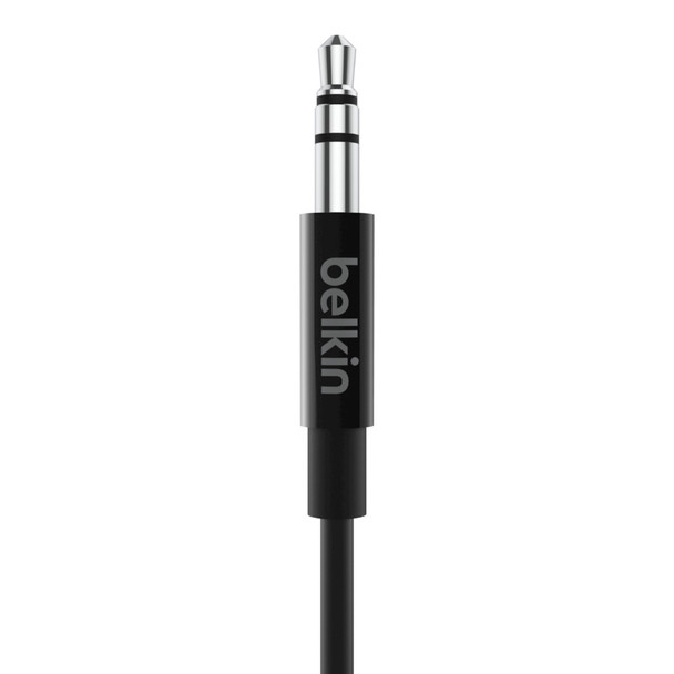 Belkin RockStar 3.5mm with USB-C Connector audio cable USB C Black F7U079bt03-BLK 745883776030