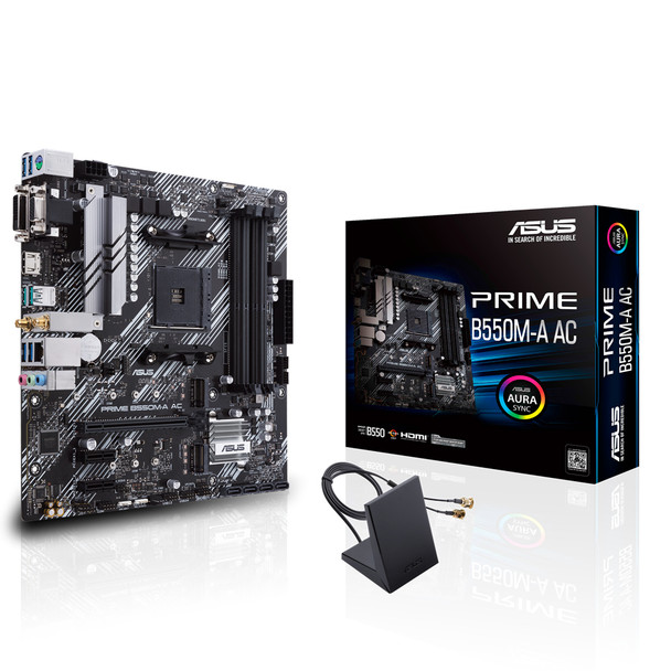 ASUS PRIME B550M-A AC AMD B550 Socket AM4 micro ATX PRIME B550M-A/CSM 192876755532
