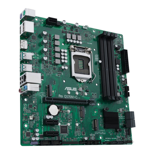 ASUS PRO Q570M-C/CSM motherboard Intel Q570 LGA 1200 micro ATX PROQ570M-C/CSM 195553165242