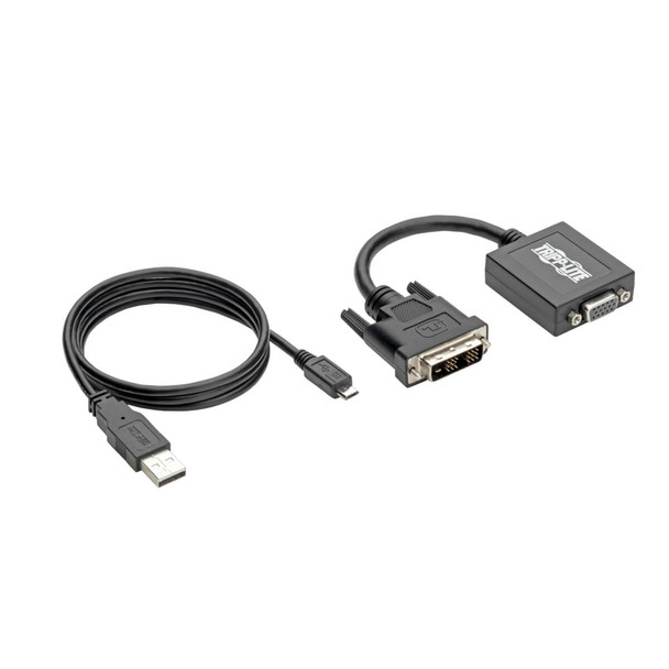 Tripp Lite P120-06N-ACT DVI-D to VGA Active Adapter Converter Cable, 1920x1200, 6-in. (15.24 cm) P120-06N-ACT 037332184832