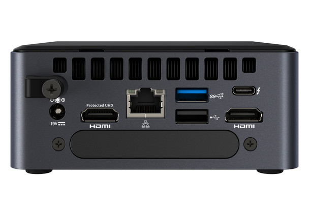 Intel NUC BKNUC8I3PNH PC/workstation barebone 0.69L sized PC Black BGA 1528 i3-8145U 2.1 GHz BKNUC813PNH 735858438612