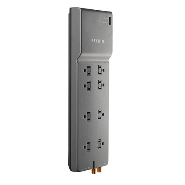 Belkin 8-Outlets Surge Suppressor Black 8 AC outlet(s) 125 V 3.6 m BE108230-12 722868594315