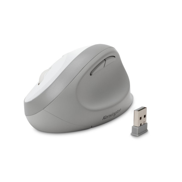 Kensington MC K75405WW Pro Fit Ergo Wireless Mouse Gray Retail
