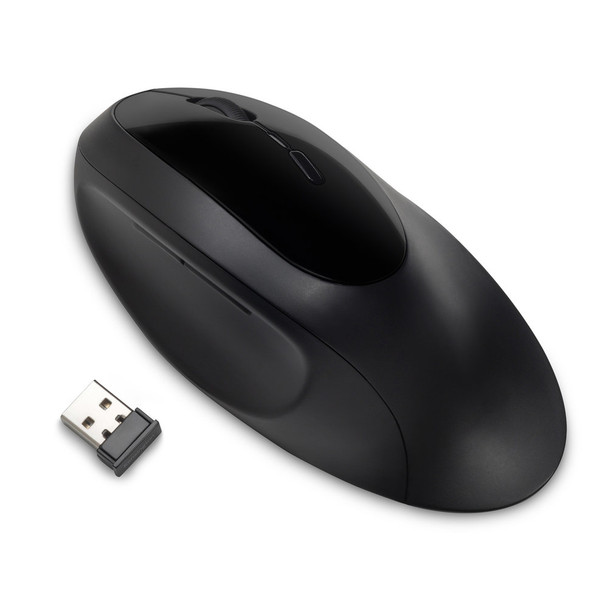 Kensington MC K75404WW Pro Fit Ergo Wireless Mouse Black Retail