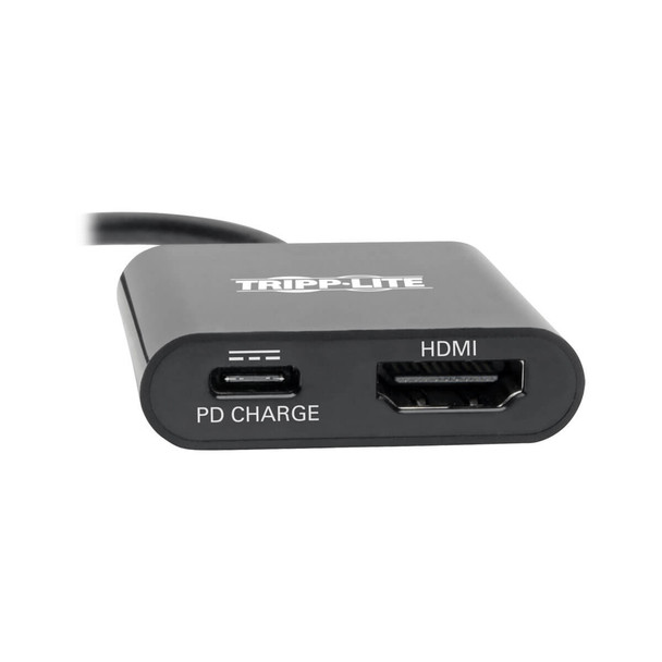 Tripp-Lite AC U444-06N-H4B-C USB-C to HDMI Adapter w PD Charging 4K USB Type C