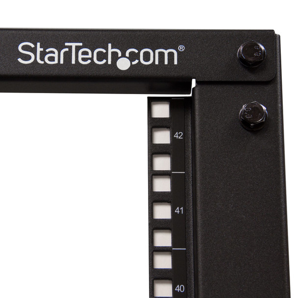 Startech 4POSTRACK42 42U Adjustable Depth Open Frame 4Post Server Rack Cabinet