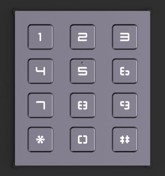 Hikvision AC DS-KD-KP Keypad module connection with RS-485 IP65 Backlight RTL