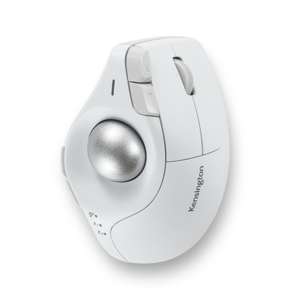 Kensington MC K75263WW Pro Fit Ergo Vertical Wireless Trackball White Retail
