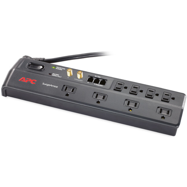 APC P8VT3 SurgeArrest 8 Outlet with Phone (Splitter) and Coax Protection 120V