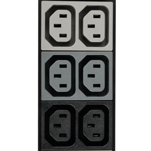 Tripp-Lite PDU3MV6L2130 ZeroU 3-Phase Metered 208 120V 8.6 Kw 36xC13 6xC19 RTL