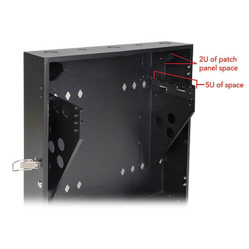 Tripp-Lite Accessory SRWF5U36 5U Low-Profile Wall-Mount Rack Enclosure Cabinet