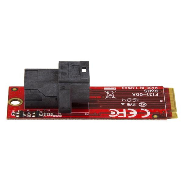 StarTech AC M2E4SFF8643 U.2 to M.2 PCIE 3.0 Adapter Card f 2.5NVMe SSD Retail