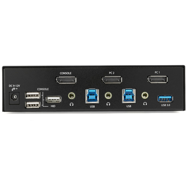 StarTech KVM SV231DPU34K 2 Port DisplayPort KVM Switch 4K 60Hz USB 3.0 Hub RTL