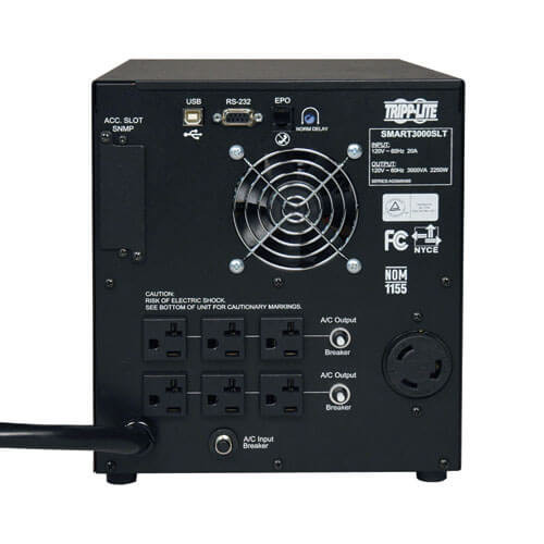 Tripp Lite UPS SMART3000SLT SmartPro 120V 3000VA 2250W Tower Retail