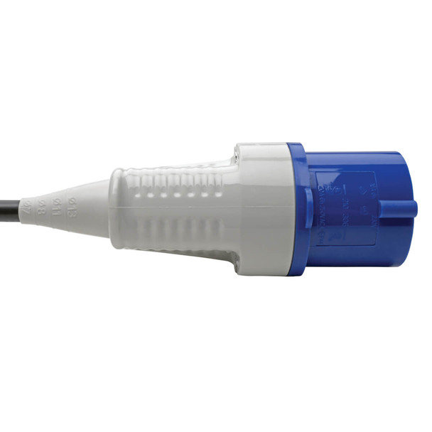 Tripp-Lite CB P070-010 10ft IEC 309 to C19 Heavy-Duty Extension Cord 16AWG BLK