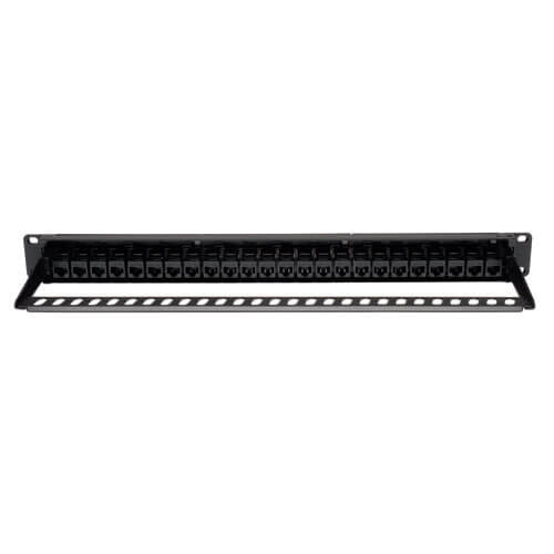 Tripp-Lite AC N054-024 24-Port 1U Rack-Mount Cat5e Feedthrough Patch Panel