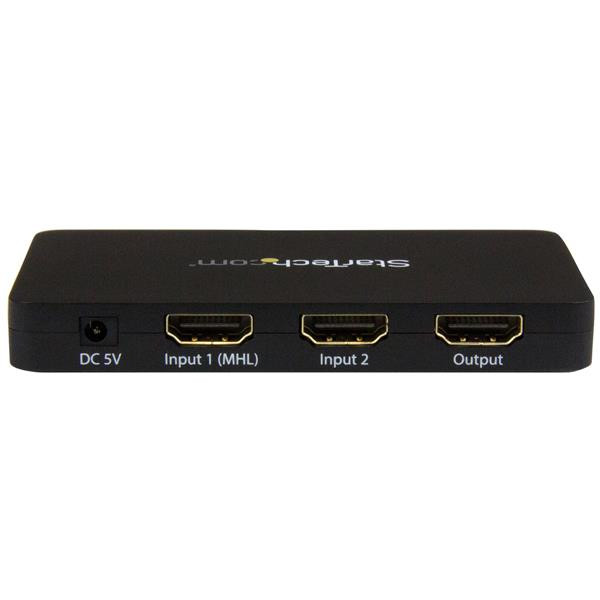 StarTech VS221HD4K 2-Port HDMI Automatic Video Switch w MHL Support Retail