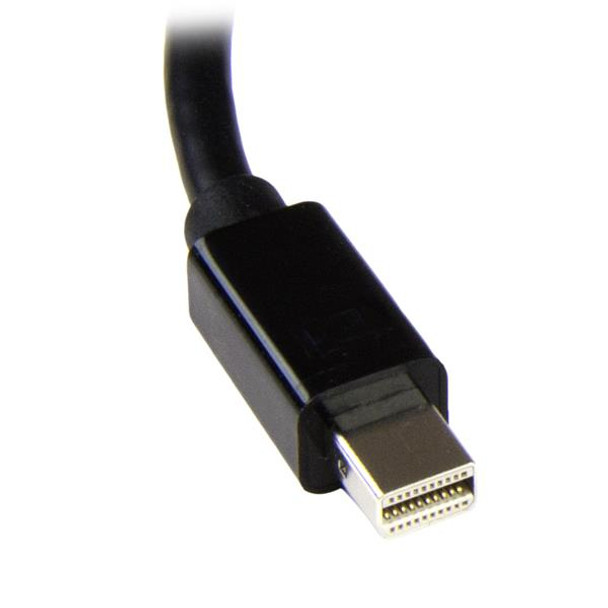 StarTech AC MDP2VGAA Mini DisplayPort to VGA Adapter with Audio Black Retail