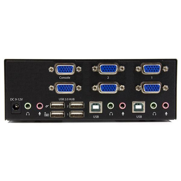 StarTech Network SV231DVGAU2A 2PT KVM Switch with Dual VGA USB2.0 Retail