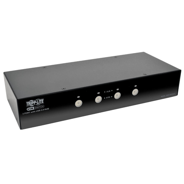 Tripp-Lite NT B004-DPUA4-K 4PT DP KVM SWT w Audio CB&USB3.0 SuperSpeed Hub RTL