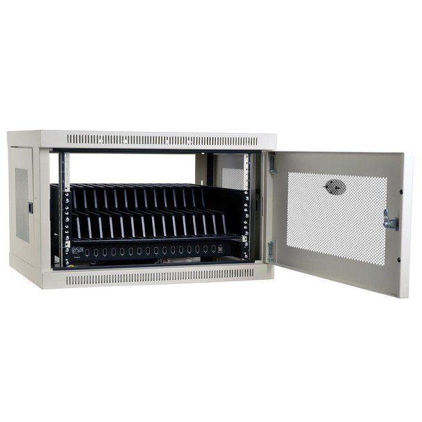 Tripp-Lite AC CS16USBW 16-Device USB Charging Station Cabinet w Sync for iPad