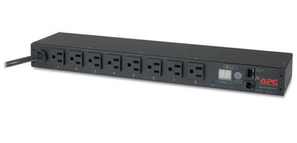 APC PDU AP7800B Rack PDU Metered 1U 15A 100 120V (8) 5-15 Retail