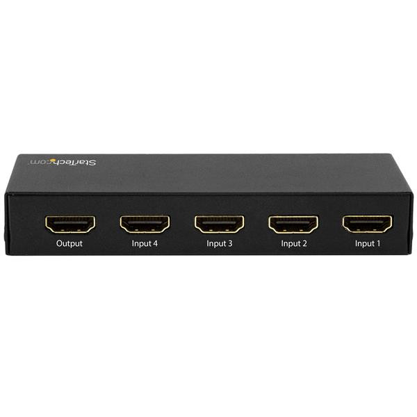 StarTech Accessory VS421HD20 4-Port HDMI Automatic Switch - 4K 60Hz Retail